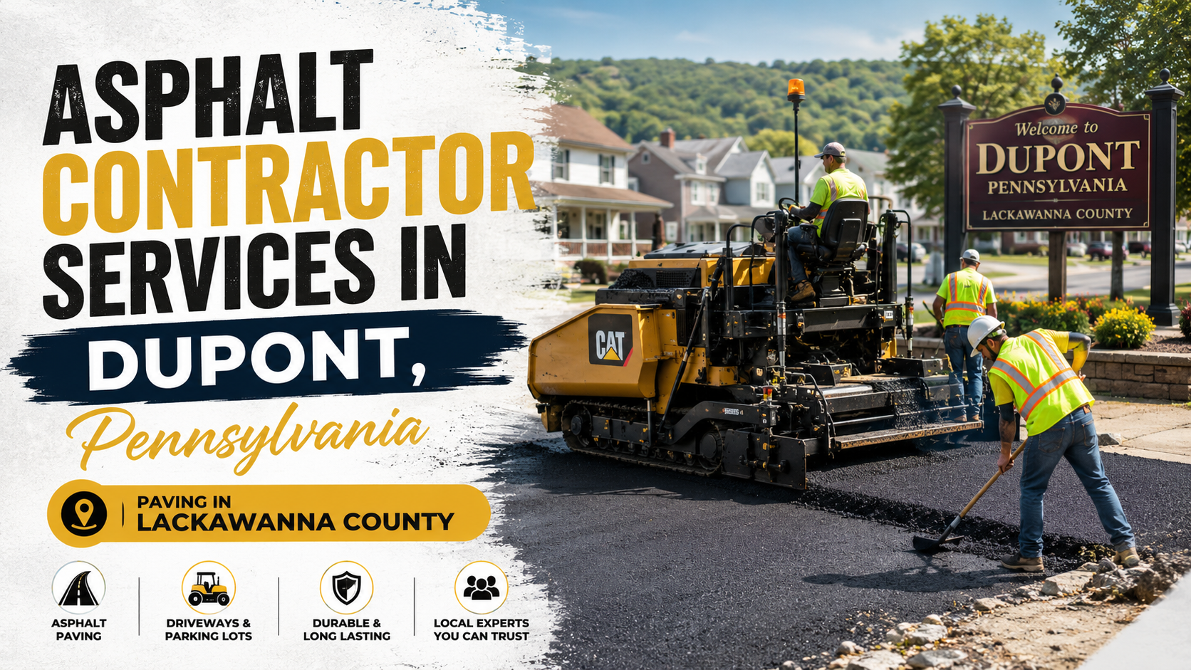 Asphalt Contractor Services in DuPont, Pennsylvania: Paving in Lackawanna County